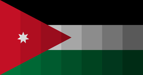 Wall Mural - Jordan flag image background