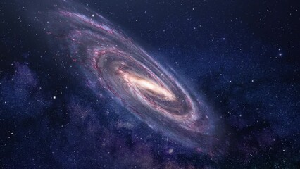 Spiral galaxy in the constellation 4K