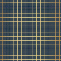 Poster - Geometric gold seamless repeat pattern background, gold wallpaper.