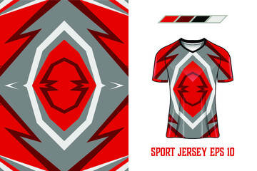 Wall Mural - T-shirt sports design for racing jersey cycling football gaming premium vector