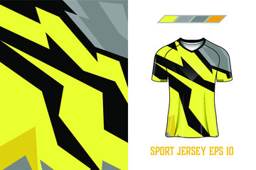 Wall Mural - T-shirt sports design for racing jersey cycling football gaming premium vector