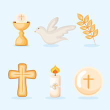 Six First Communion Icons
