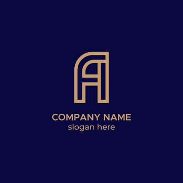 Abstract A Letter Logo Design Template