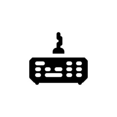 Poster - keyboard vector icon. computer component icon solid style. perfect use for logo, presentation, website, and more. simple modern icon design solid style