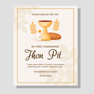 first communion card