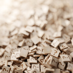 Fototapete - Infinite question marks; business and life concepts. Original 3d rendering