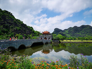 Poster - Beautiful view of the Hoa Lu ancient capital of Vietnam