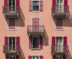 Canvas Print - Chamonix architecture