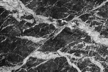 Wall Mural - abstract black natural marble texture background high resolution or design art work,dark stone floor