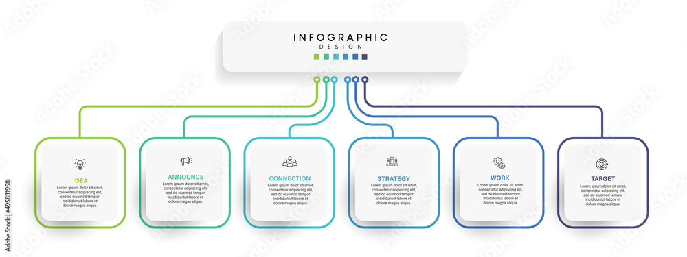 Steps business data visualization timeline process infographic template ...