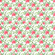 © Ellivelli - Watercolor seamless pattern with various decorative flowers and leaves