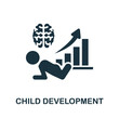 © Mariia - Child Development icon. Monochrome simple Child Development icon for templates, web design and infographics