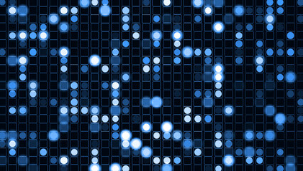 Grid of Moving Cells Blocks Boxes