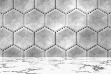Wall Mural - product display design with cement texture. 3d rendering.