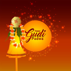 Poster - Gudi padwa festival design concept