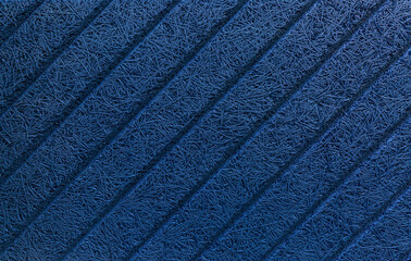 Wall Mural - Surface of cork blue wall panel. Decoration, design and renovation. Close-up. Space for text.