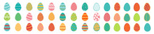 Easter Egg Vector Set Icon