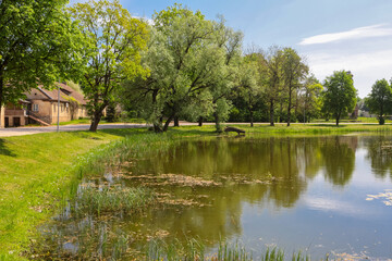 Canvas Print - Village Kabile, latvia