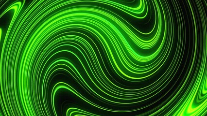 Poster - Twisted stripes. Computer generated 3d render