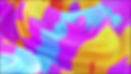 Wall Mural - abstract multicolor retro soft gradient cycle slow motion background loop