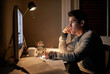 © Marius Venter/peopleimages.com - Late night study sessions. Cropped shot of a young student studying late into the night.