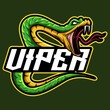 viper angry mascot logo gaming vector illustration