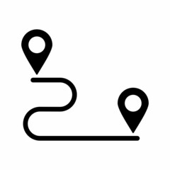 Wall Mural - map pointer icon