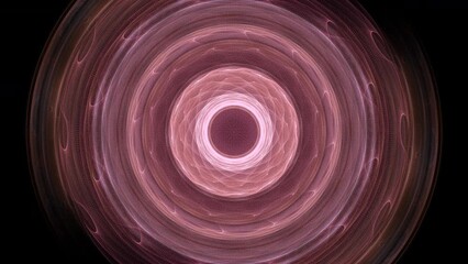 Wall Mural - abstract spiral floats and evolves on space background then fades to black