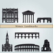 Nimes landmarks and monuments