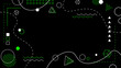 © SystemDirect - black abstract simple shapes memphis style background vector geometric green technology wallpaper
