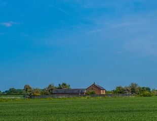 Sticker - Lush green farming land - Warwickshire England UK