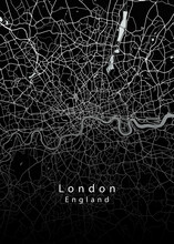 London England City Map