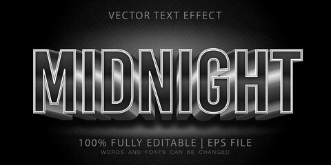 Poster - metal Editable Text Effect