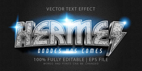 Sticker - heroes Editable Text Effect