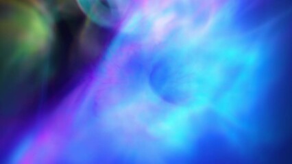 Wall Mural - deep blue green magenta atmosphere ethereal heaven background loop