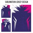 Soccer jersey pattern design.Sublimation t shirt. Football soccer kit template.