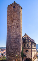 Wall Mural - historic buildings at the old town of Schlitz