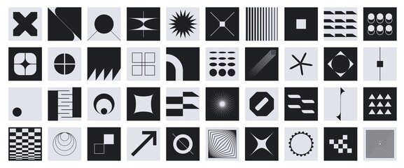 geometric bold brutalist forms. modern geo figures, bauhaus swiss blocks, simple primitive shapes. v