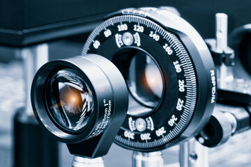 Poster - Experiment in photonic laboratory with laser