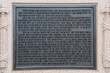 text of Lincoln's Gettysburg Address in the National cemetery at the Lincoln speech memorial