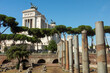 Trajan's Forum and the Victor Emmanuel II Monument, Rome, Italy,  Europe, Rome, Italy,  Europe