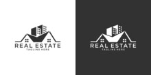 Roof And Home Logo Vector Design Concept.