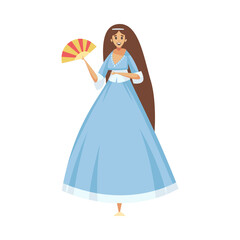 Poster - Princess Flat Illustration