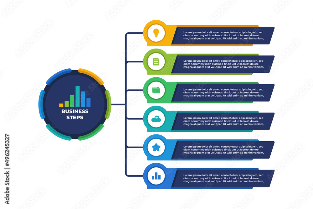 Simple List Diagram Presentation for Business