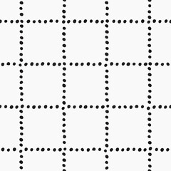 Poster - The dots go in lines, and make square shapes.
