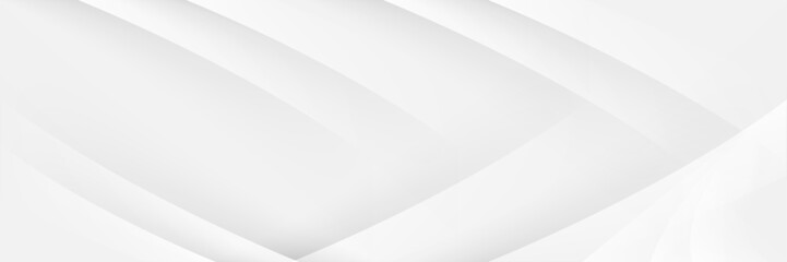 Poster - Modern white and grey background design technology decoration architecture futuristic concept for web layout poster banner