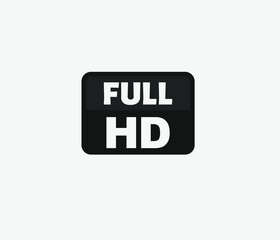 Poster - Full HD vector icon. Editable stroke. Symbol in Line Art Style for Design, Presentation, Website or Apps Elements, Logo. Pixel vector graphics - Vector