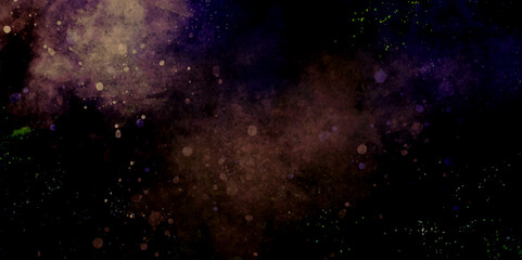 star field in galaxy space with nebulae, abstract watercolor digital art painting starlight nebula i
