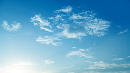 Wall Mural - blue sky with white clouds background