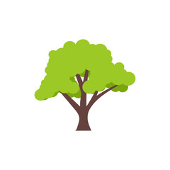 Wall Mural - tree logo icon design template vector